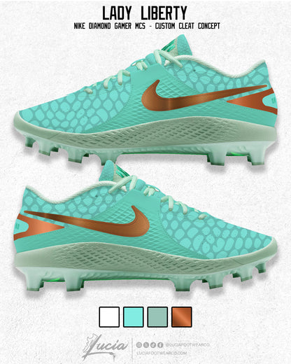 "Lady Liberty" Nike Diamond Gamer Baseball Cleats