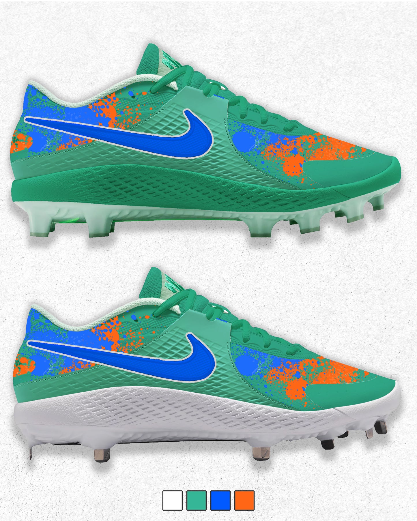 "NY vs. NY" Nike Diamond Gamer Baseball Cleats