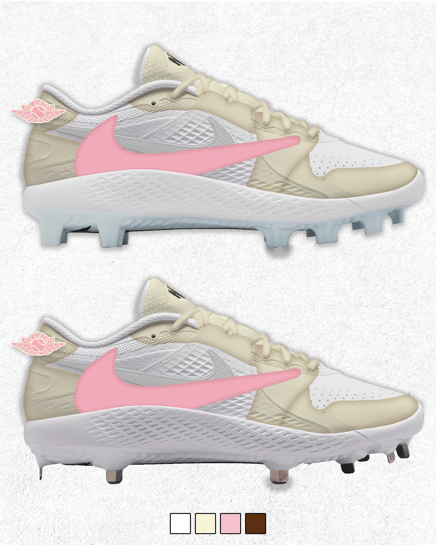 "Shy Pink" Nike Diamond Gamer Baseball Cleats